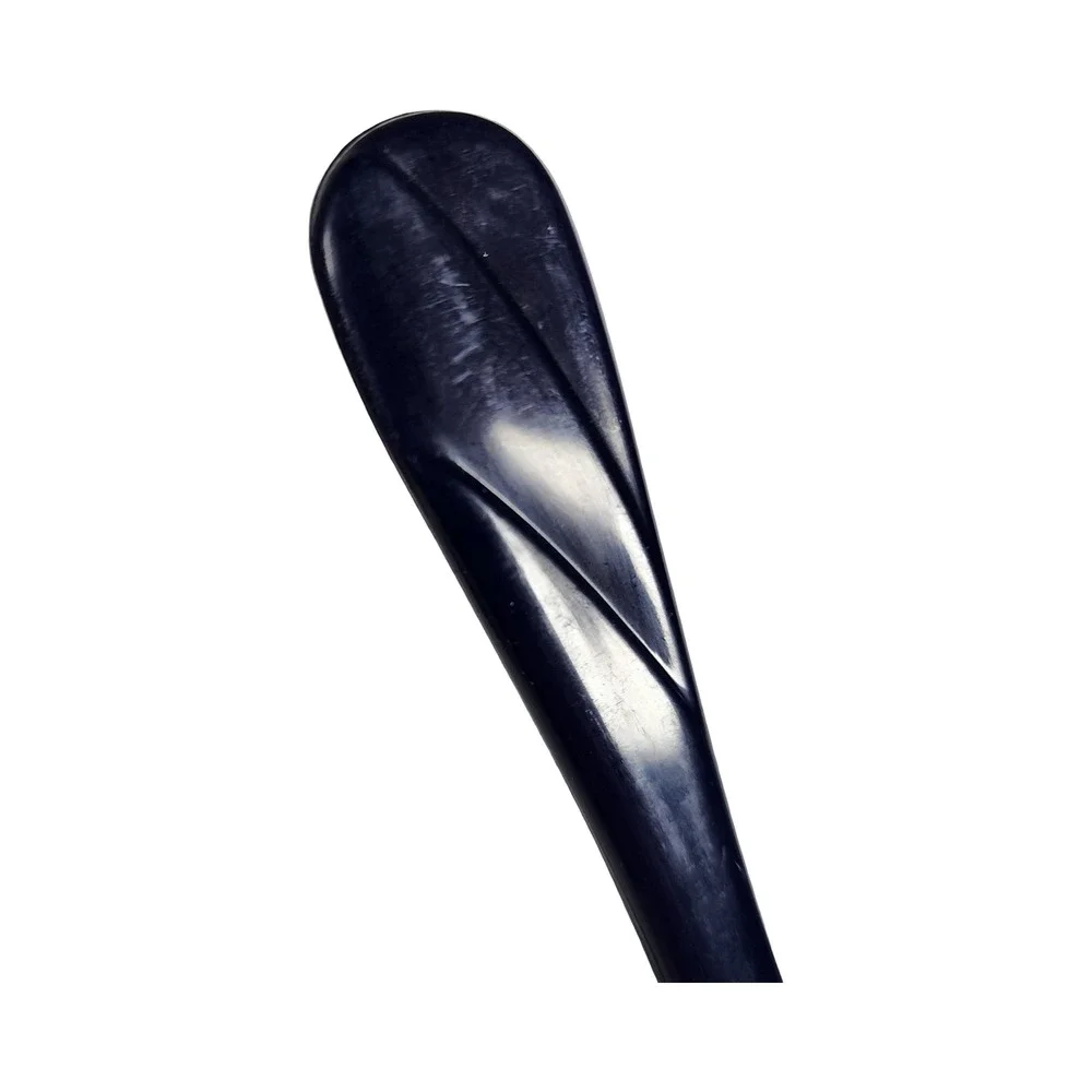 Gibson China Dinner Knives Set of 6 Navy‎ Blue Swirl Handle Serrated